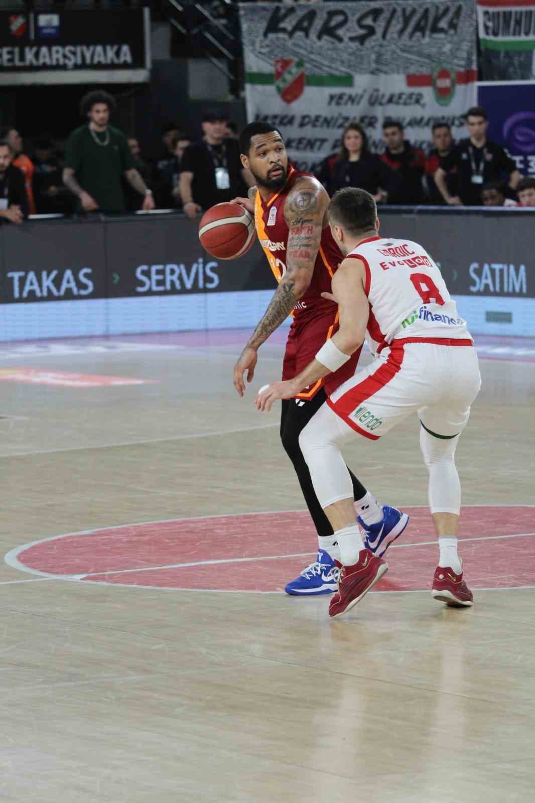 Basketbol Süper Ligi: Karşıyaka 72, Galatasaray 82