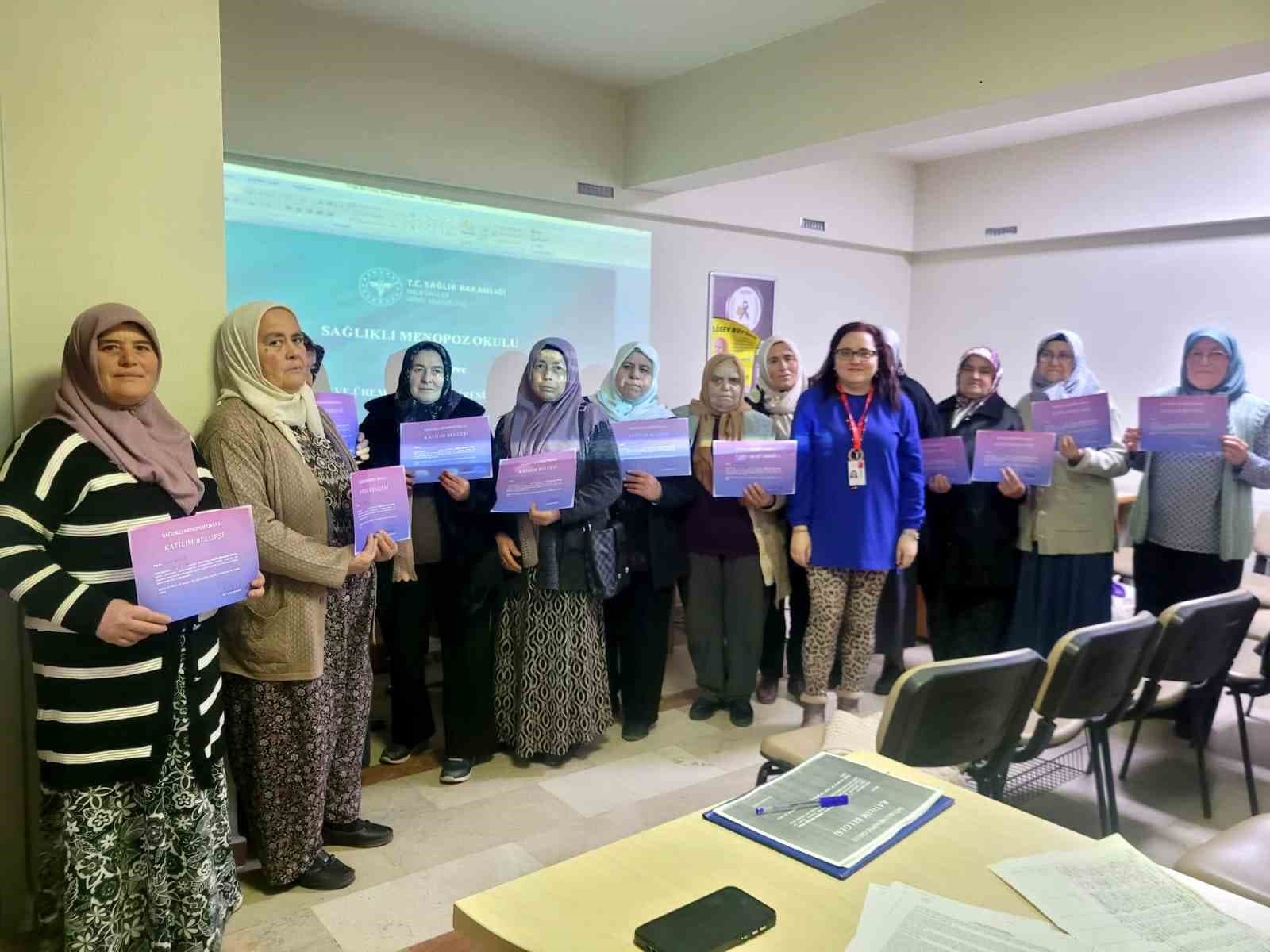 Denizli'de 'Sağlıklı Menopoz Okulu' Projesi Başlatıldı