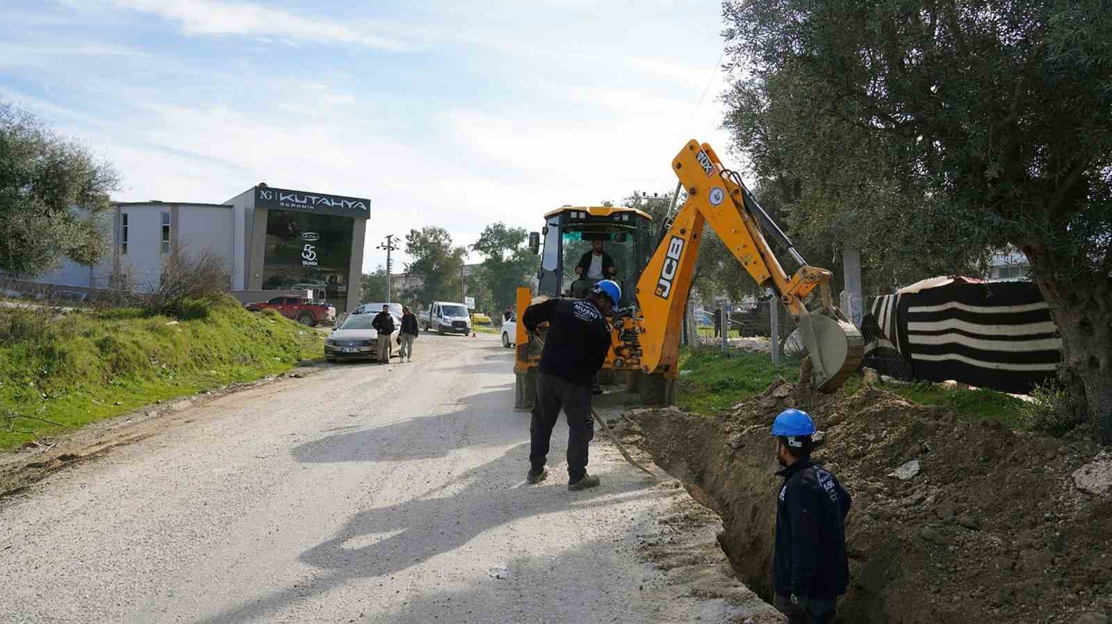 MUSKİ, Milas Güneş Mahallesi’nde içme suyu hatlarını yeniliyor