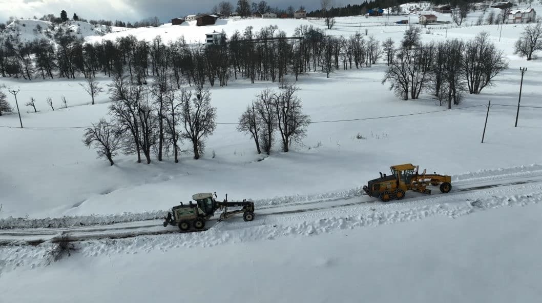 Artvin Orman Bölge Müdürlüğü’nden karla mücadeleye destek