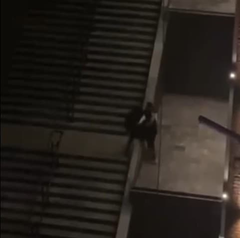 Çankırı’da iki grup arasındaki kavga kamerada