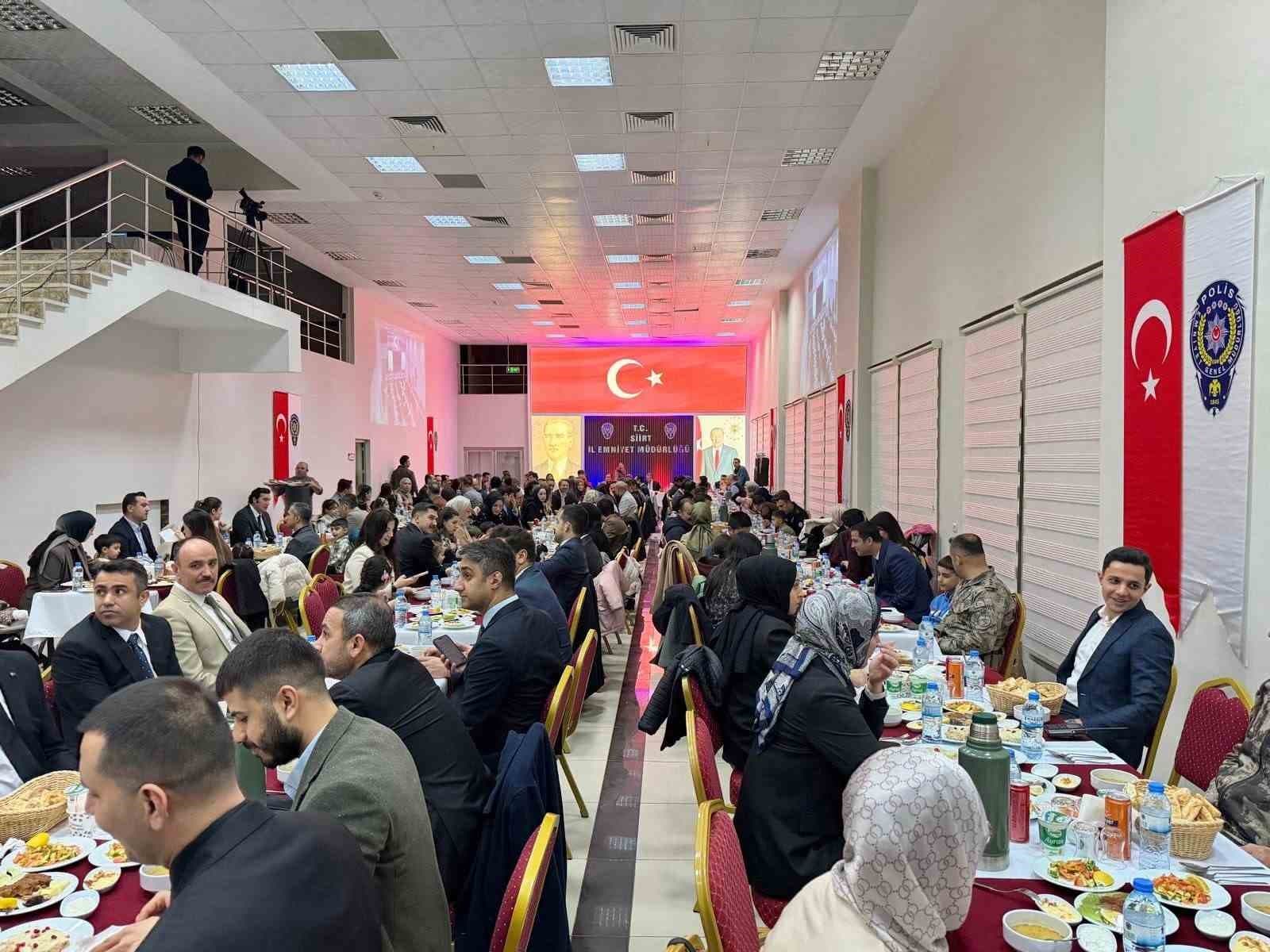 Siirt’te yargı ve emniyet mensupları iftarda buluştu