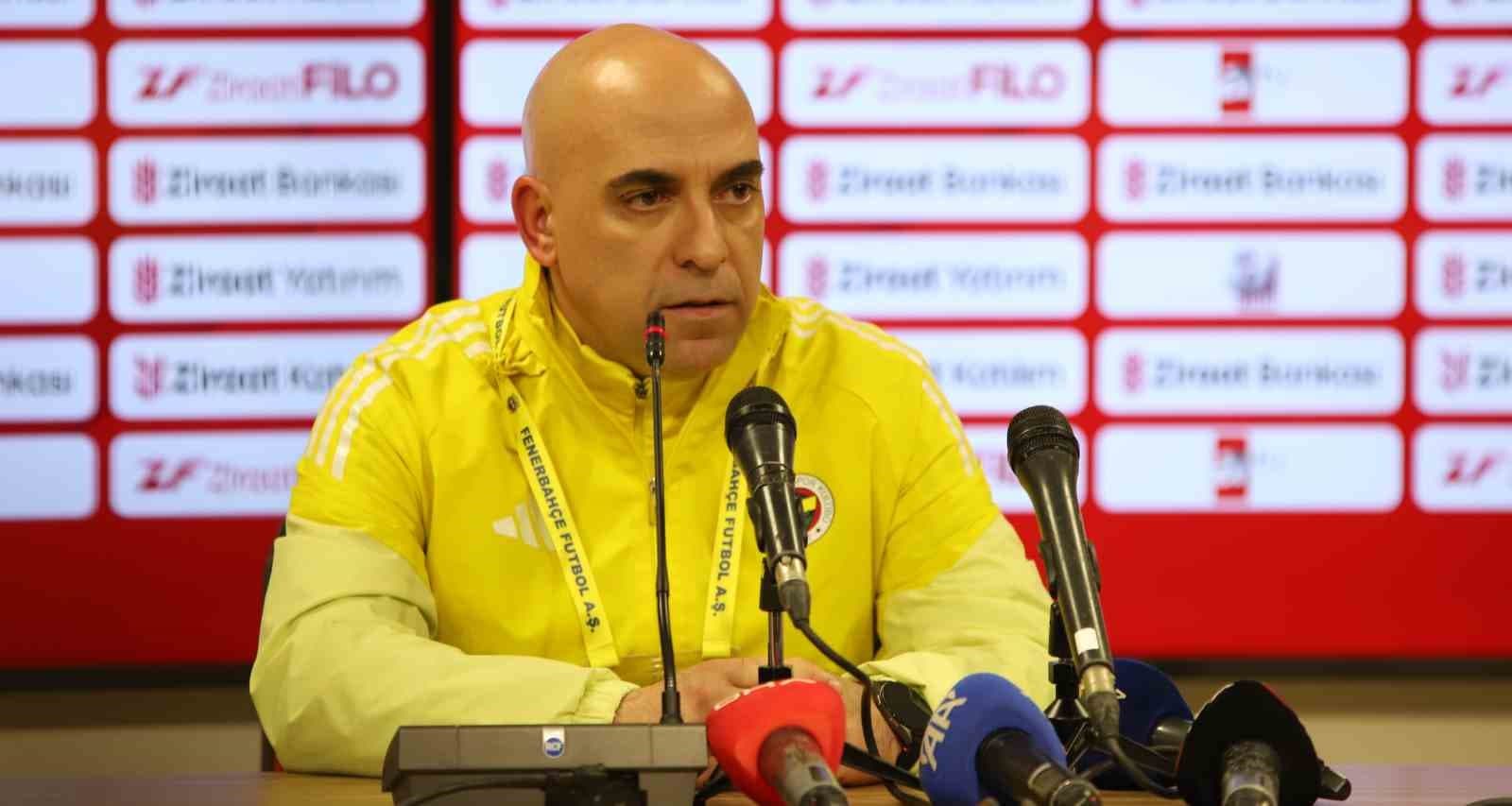 Zeki Murat Göle: "Maçın başından sonuna kadar oyuncularımız üst düzey performans gösterdi"