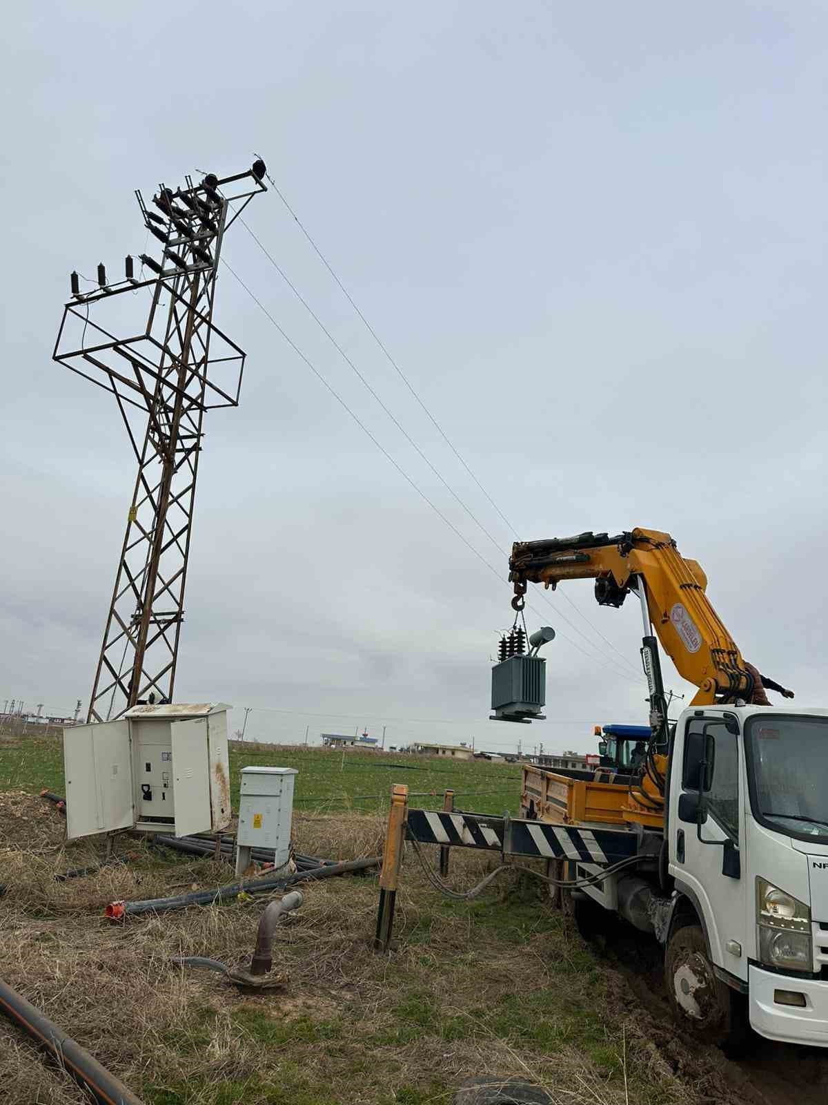 Şanlıurfa’daki kaçak trafoya el konuldu