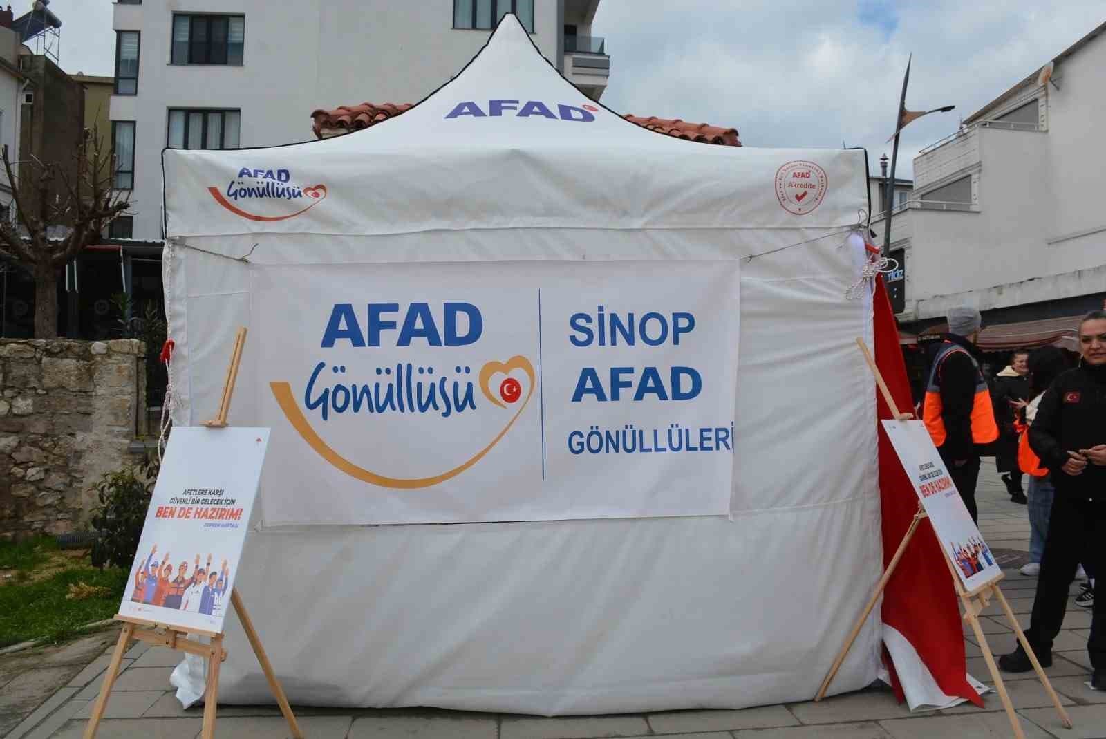 Sinop’ta afet bilinci seferberliği