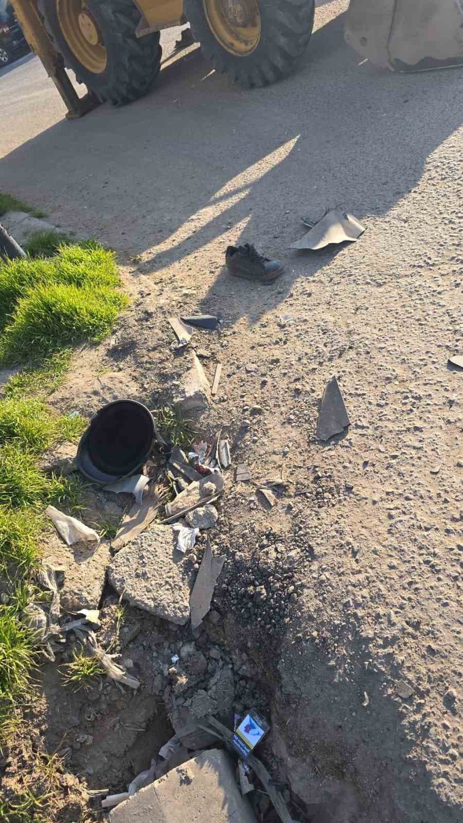 Otomobil ile çarpışan motosiklet sürücüsü ağır yaralandı