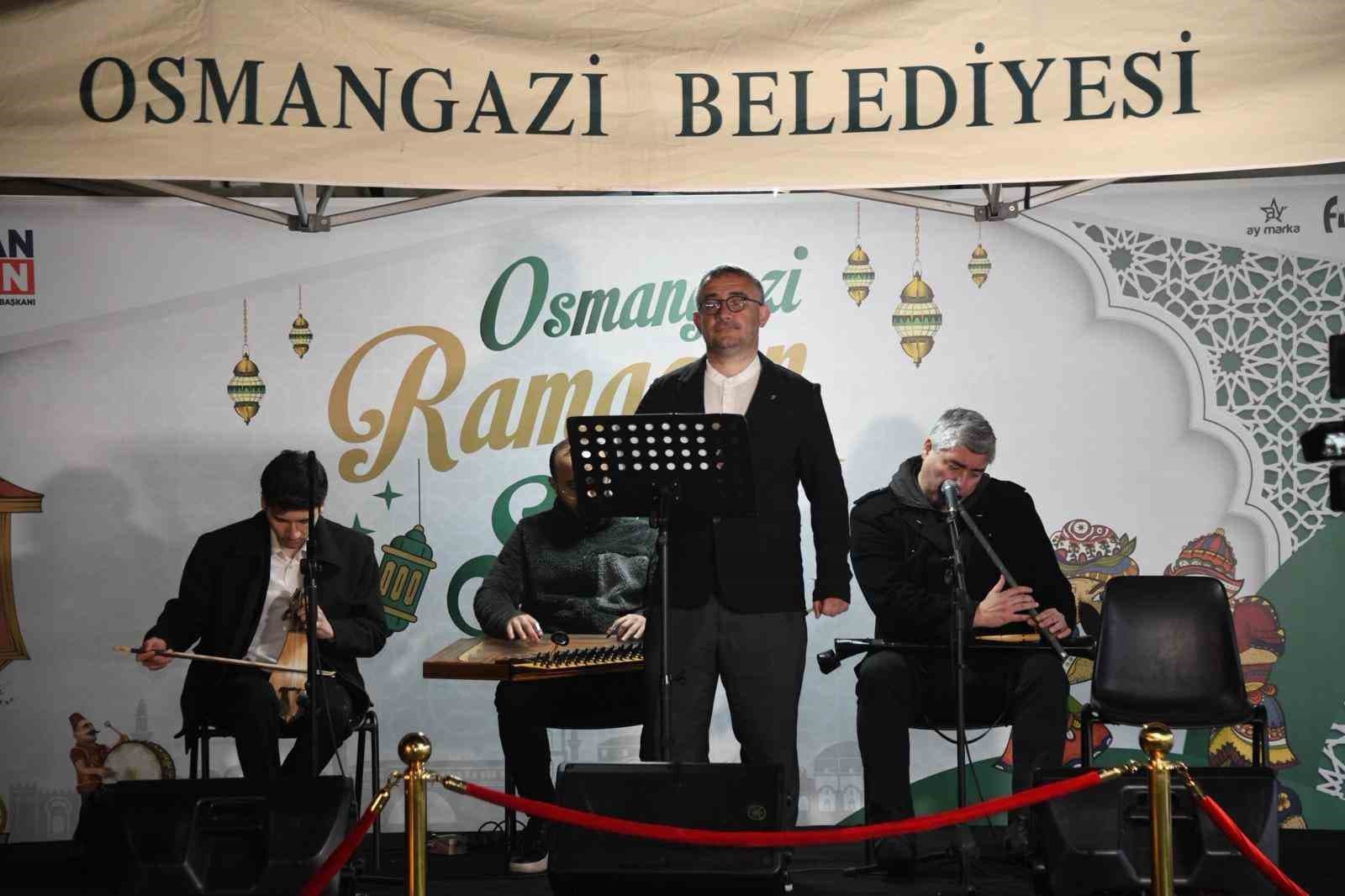 ‘Osmangazi Ramazan Sokağı’ huzur veren ezgilerle taçlandı