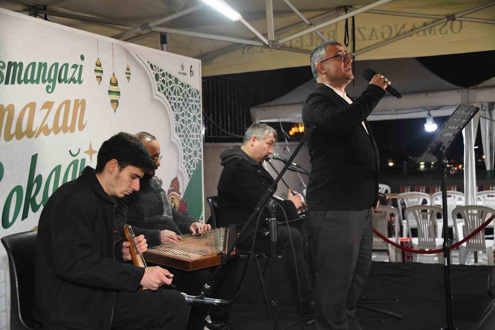 ‘Osmangazi Ramazan Sokağı’ huzur veren ezgilerle taçlandı