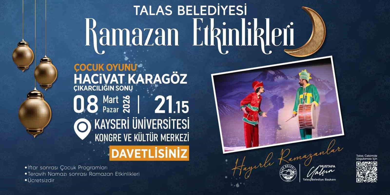 Talas’ın Ramazan etkinliklerinde 3. hafta heyecanı