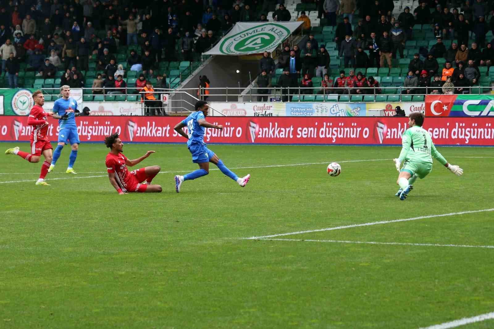 Trendyol Süper Lig: Çaykur Rizespor: 1 - Antalyaspor: 0 (Maç sonucu)