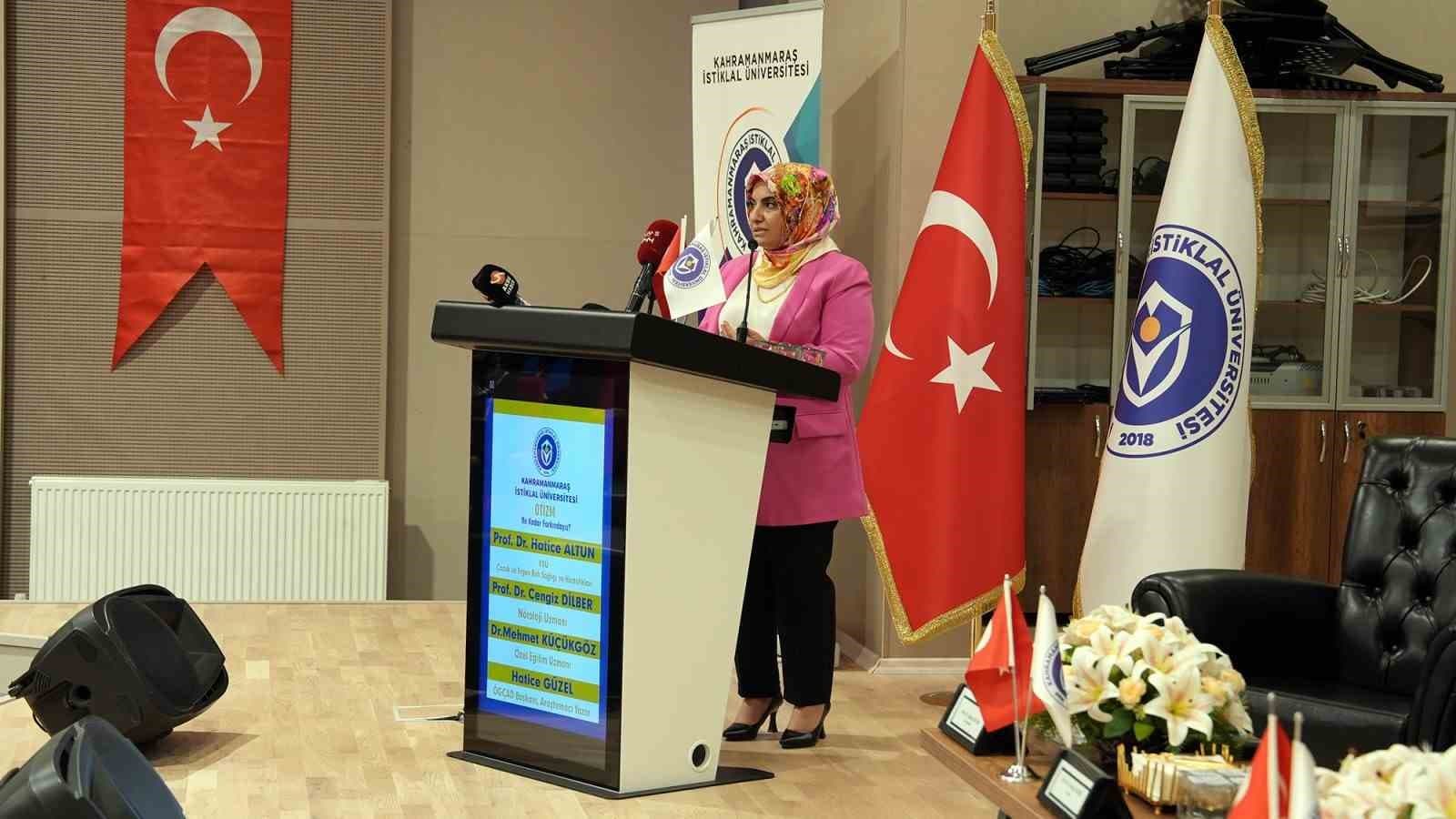 Kahramanmaraş’ta otizme dikkat çeken konferans