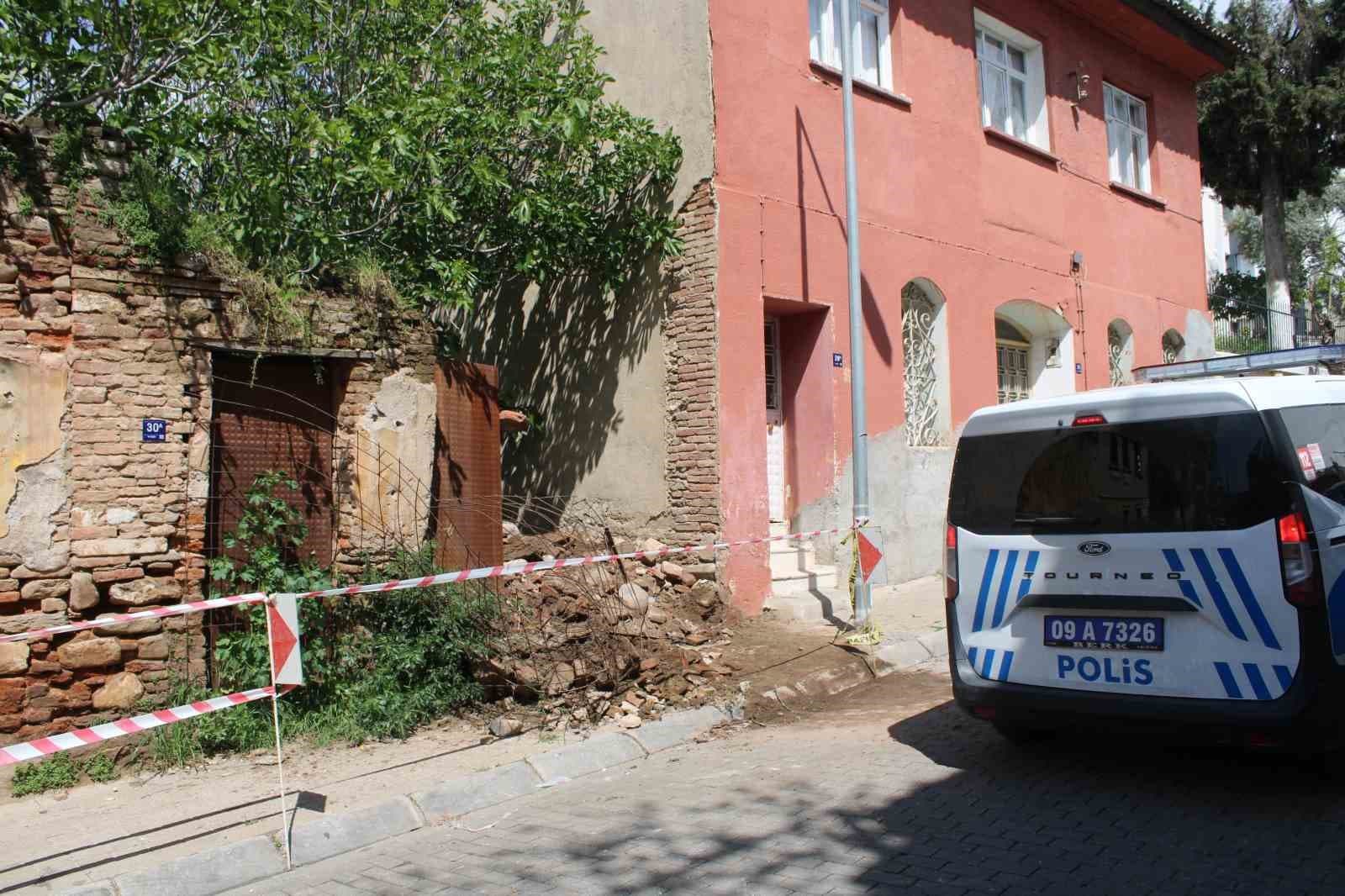 Tarihi konağın duvarı yıkıldı, gerçek ortaya çıktı