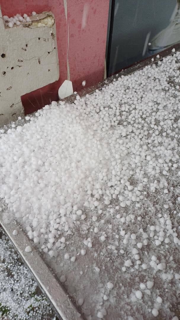 Çankırı’da dolu yağışı etkili oldu