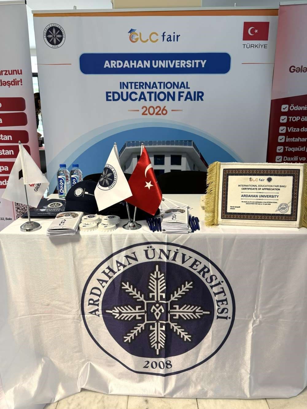 Ardahan Üniversitesi Azerbaycan’daki Uluslararası Eğitim Fuarında tanıtıldı