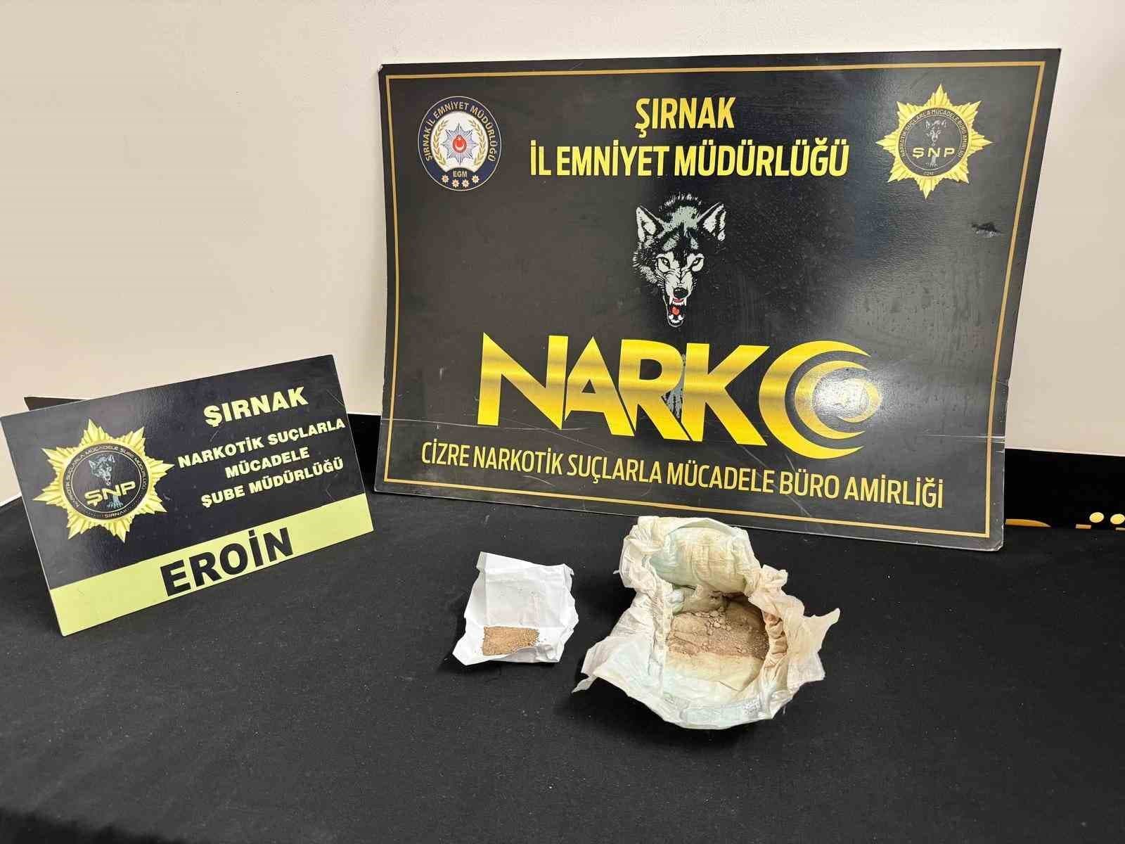 Şırnak’ta uyuşturucu satıcılarına geçit yok