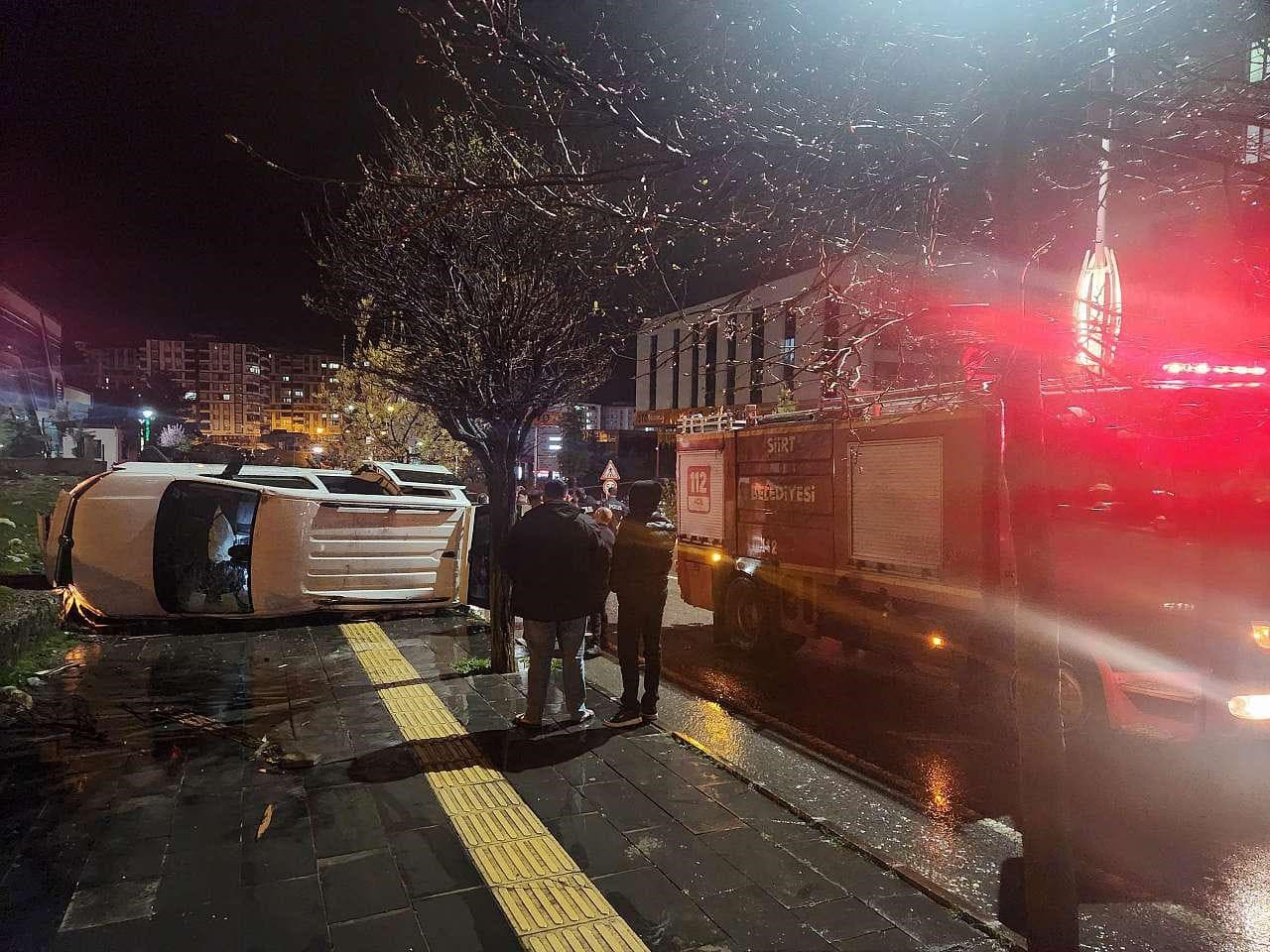 Siirt’te trafik kazası: 3 yaralı