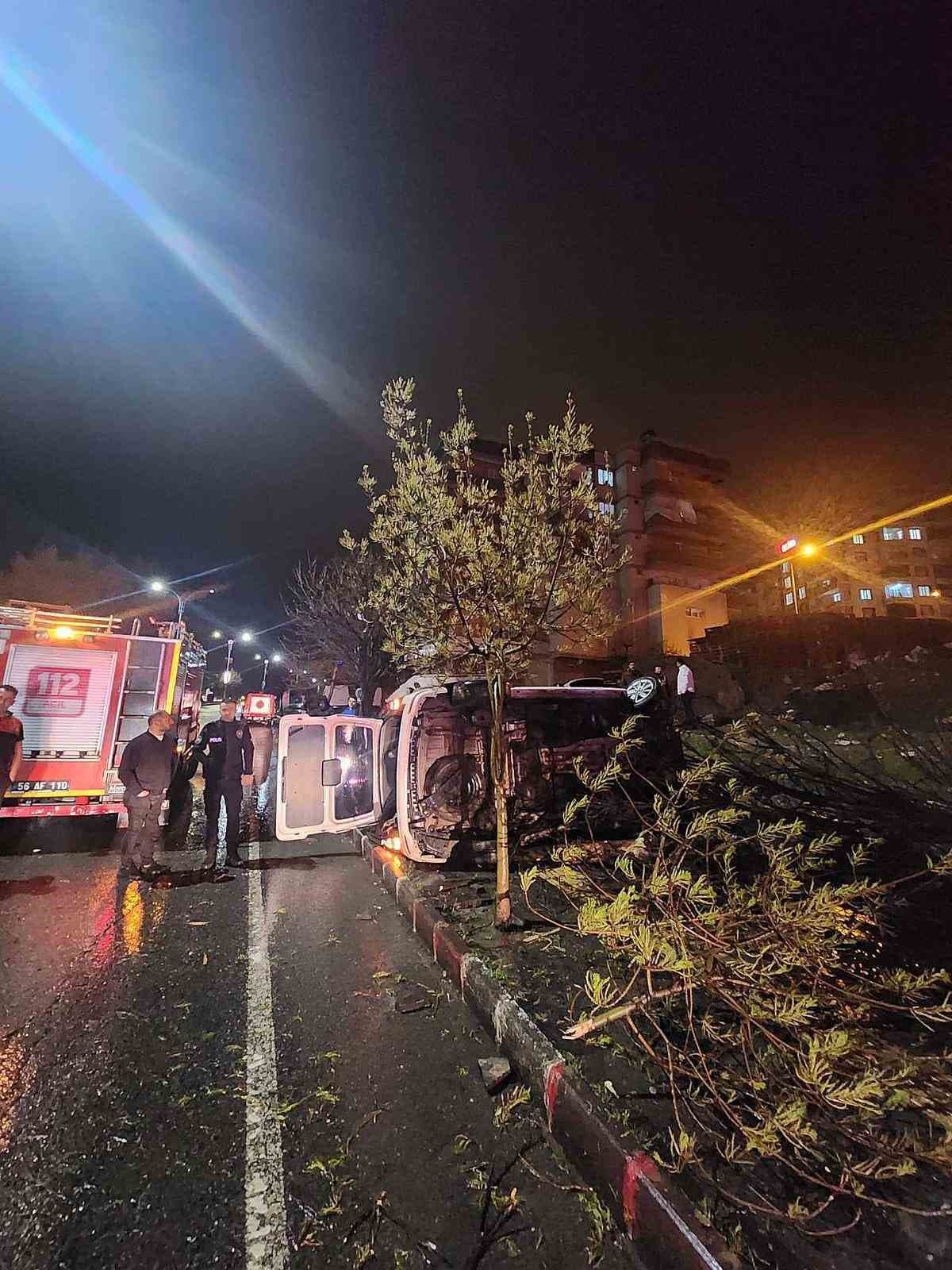 Siirt’te trafik kazası: 3 yaralı