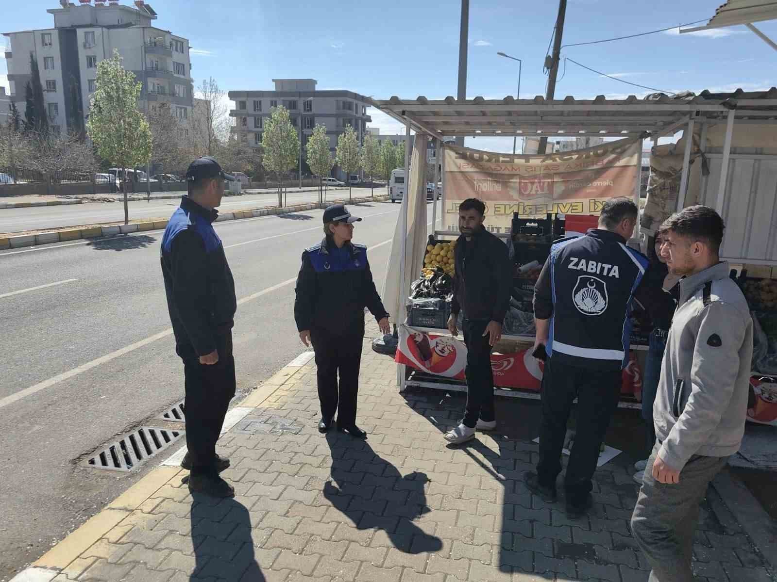 Adıyaman’da kaldırım işgallerine sıkı denetim