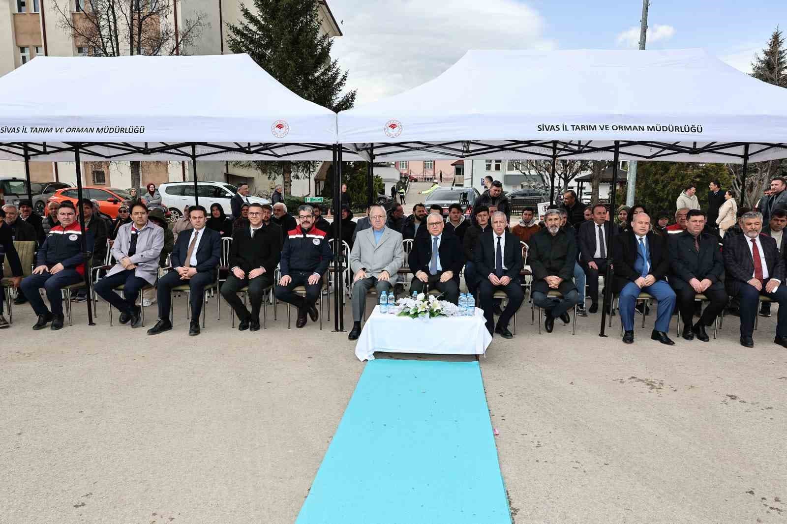 Sivas’ta 18 bin dekar alan üretime kazandırılacak