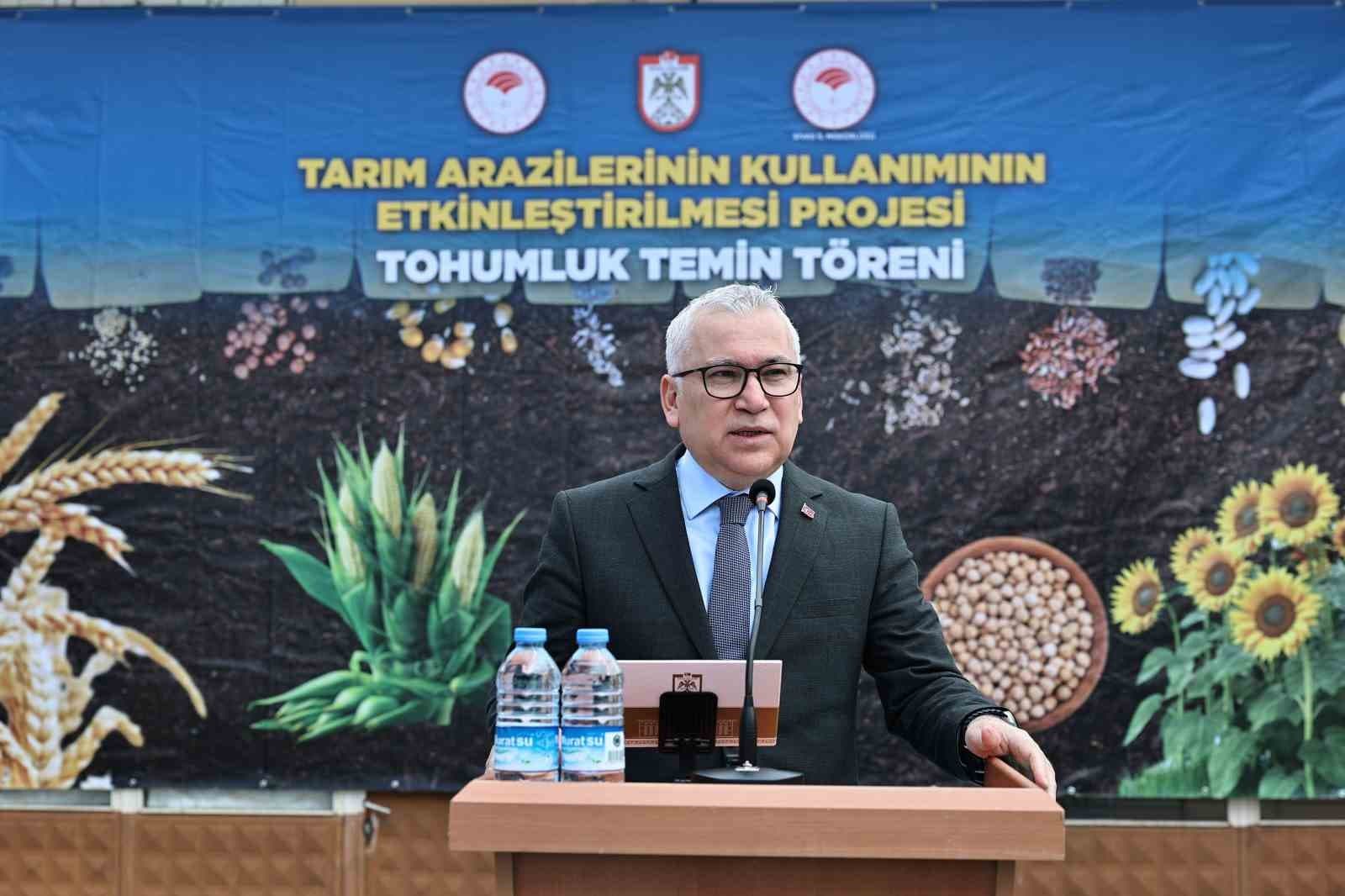 Sivas’ta 18 bin dekar alan üretime kazandırılacak