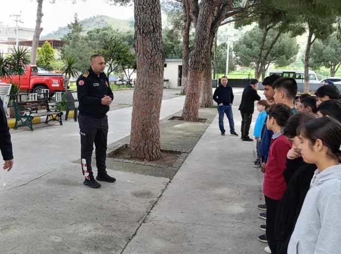 Nazilli’de öğrencilere yangın bilinci aşılandı