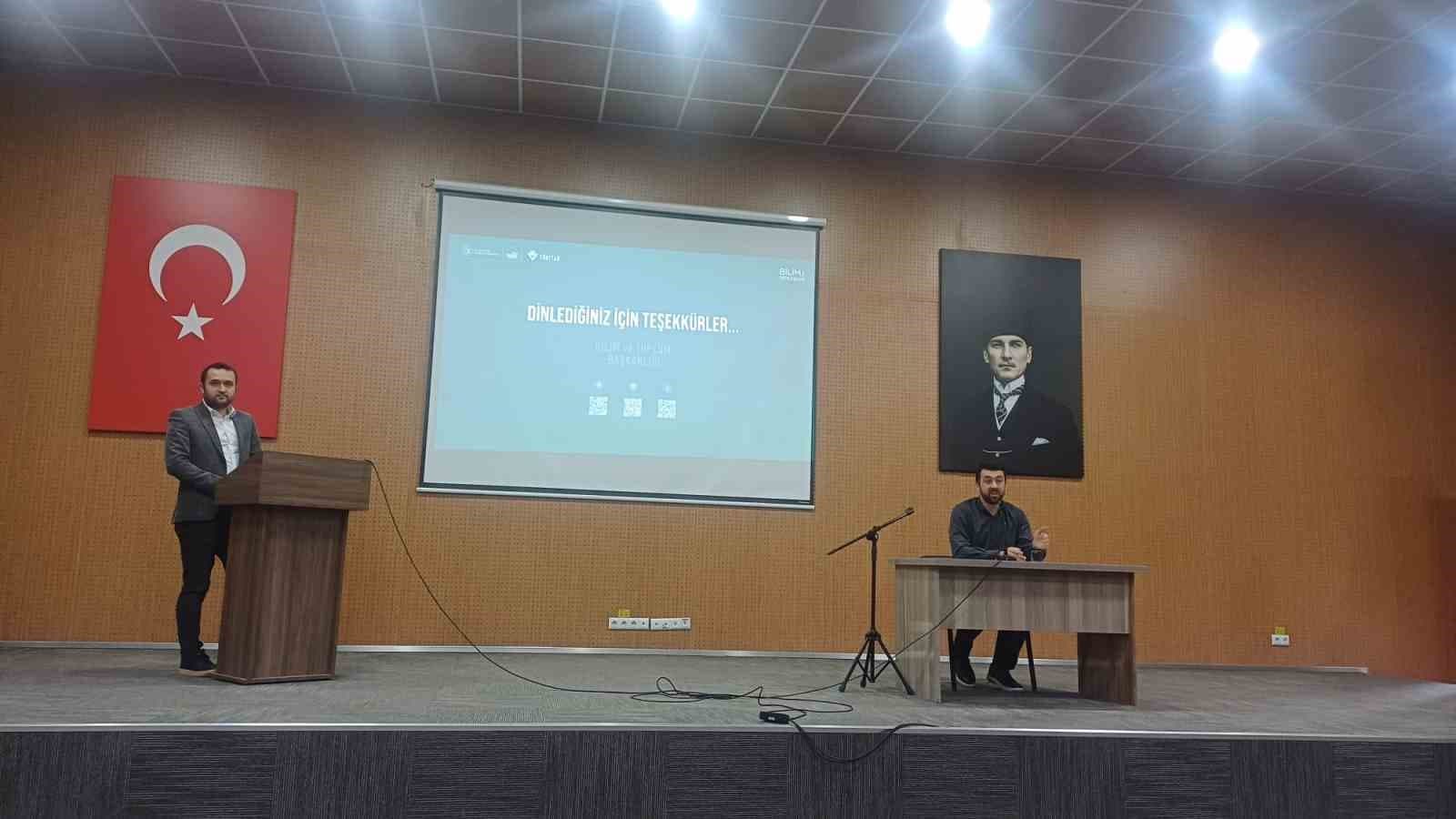 Hisarcık 15 Temmuz Şehitleri Anadolu Lisesi’nde "İklim Değişikliği" Konferansı