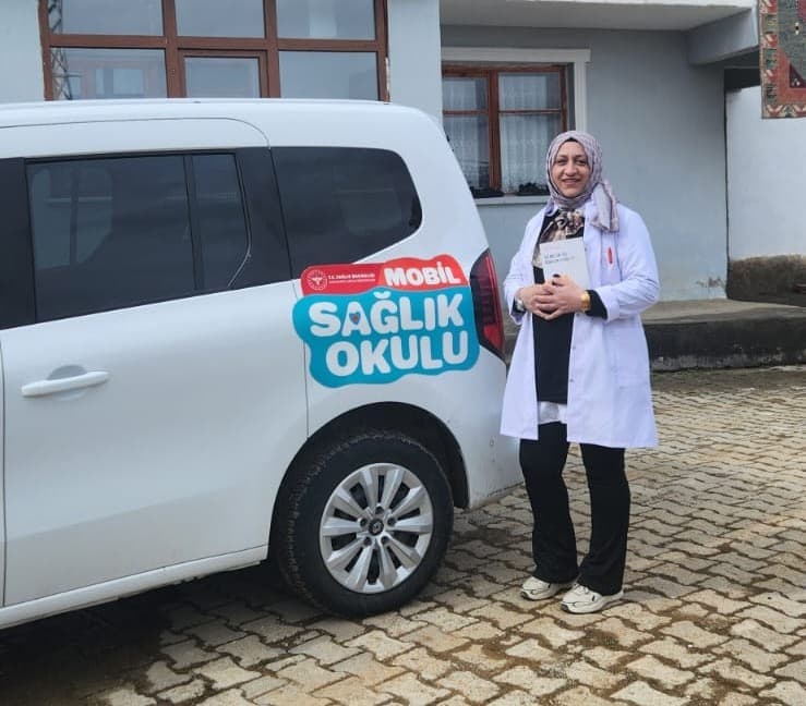Oltu’da köylere mobil araçla sağlık desteği
