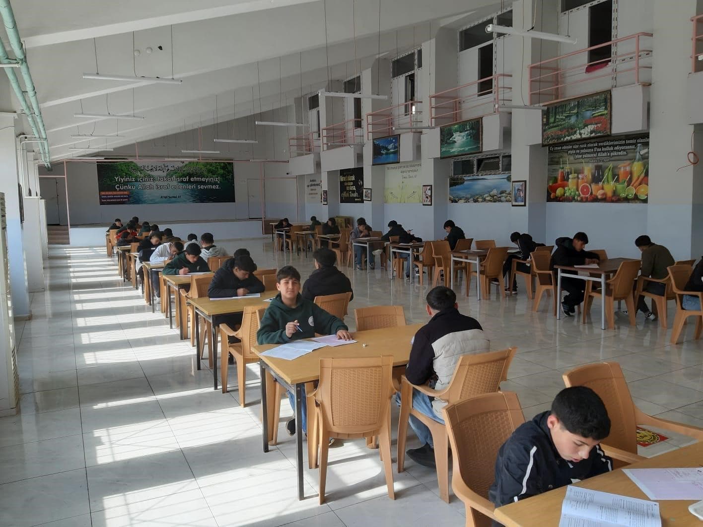 Eğil Belediyesinden öğrencilere deneme sınavı