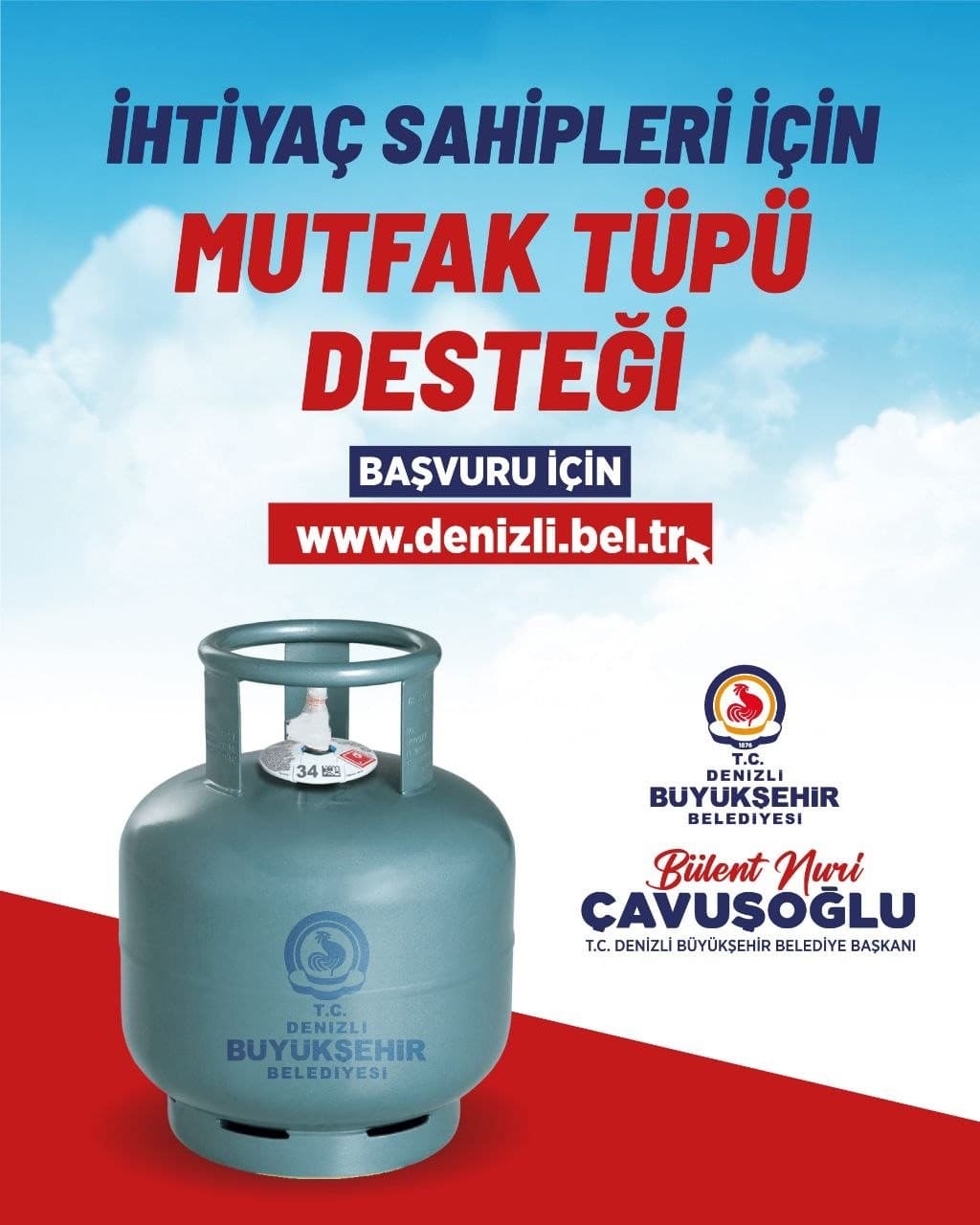Denizli’de mutfak bütçesine 1,3 milyonluk destek