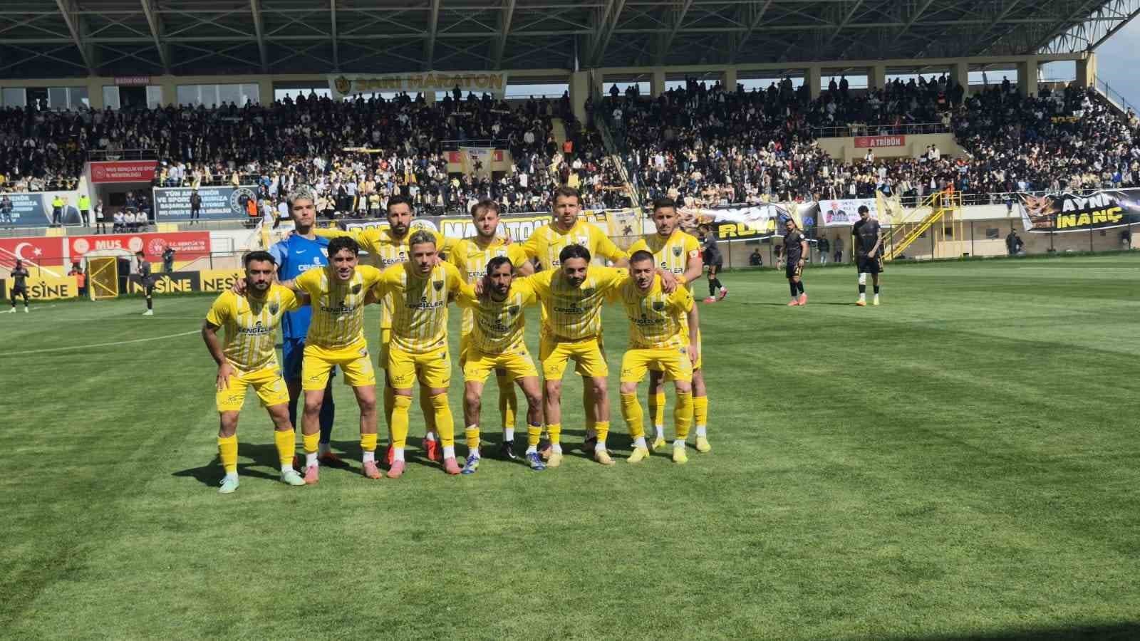 TFF 3. Lig Yükselme Play-Off: Muş Spor:0 - Aliağa FK: 0