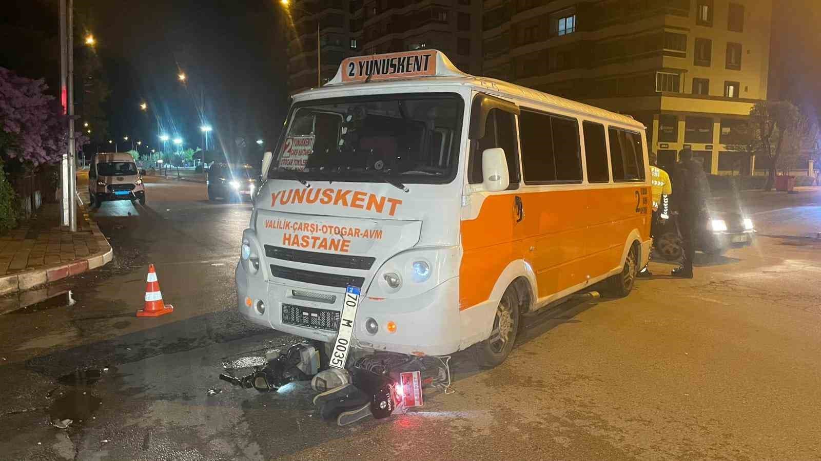Elektrikli bisiklet sürücüsünün ölümüyle sonuçlana kaza kamerada