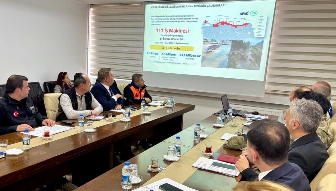 Sinop’ta afetlere karşı hazırlık toplantısı