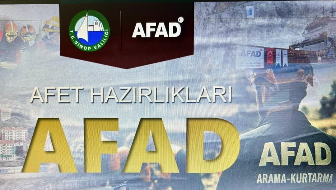 Sinop’ta afetlere karşı hazırlık toplantısı
