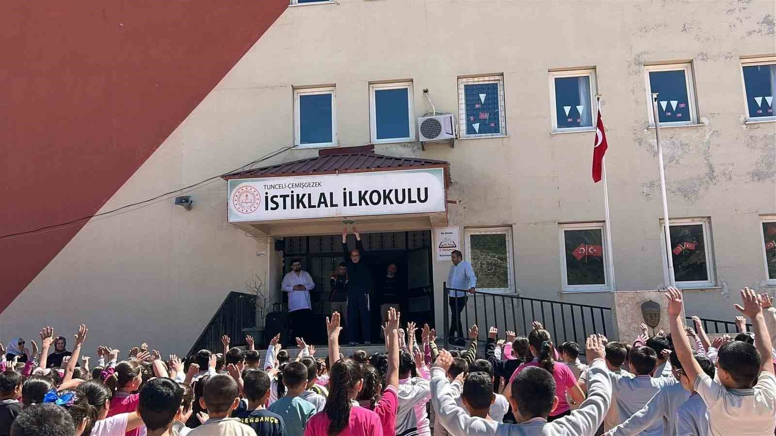 Çemişgezek’te öğrencilere yönelik sağlık farkındalık etkinliği