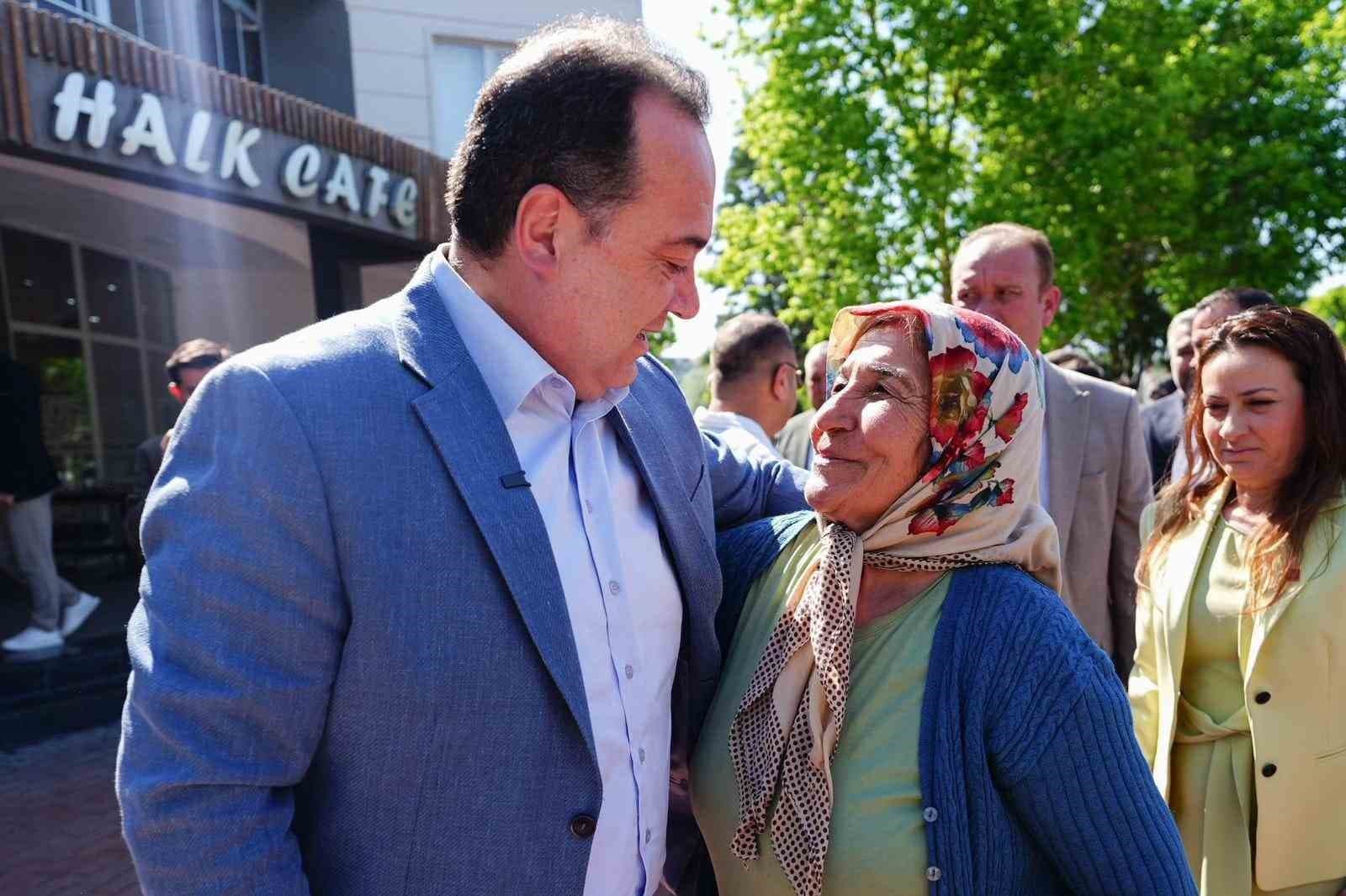 Başkan Dutlulu Saruhanlı’da toplu ulaşım esnafıyla buluştu