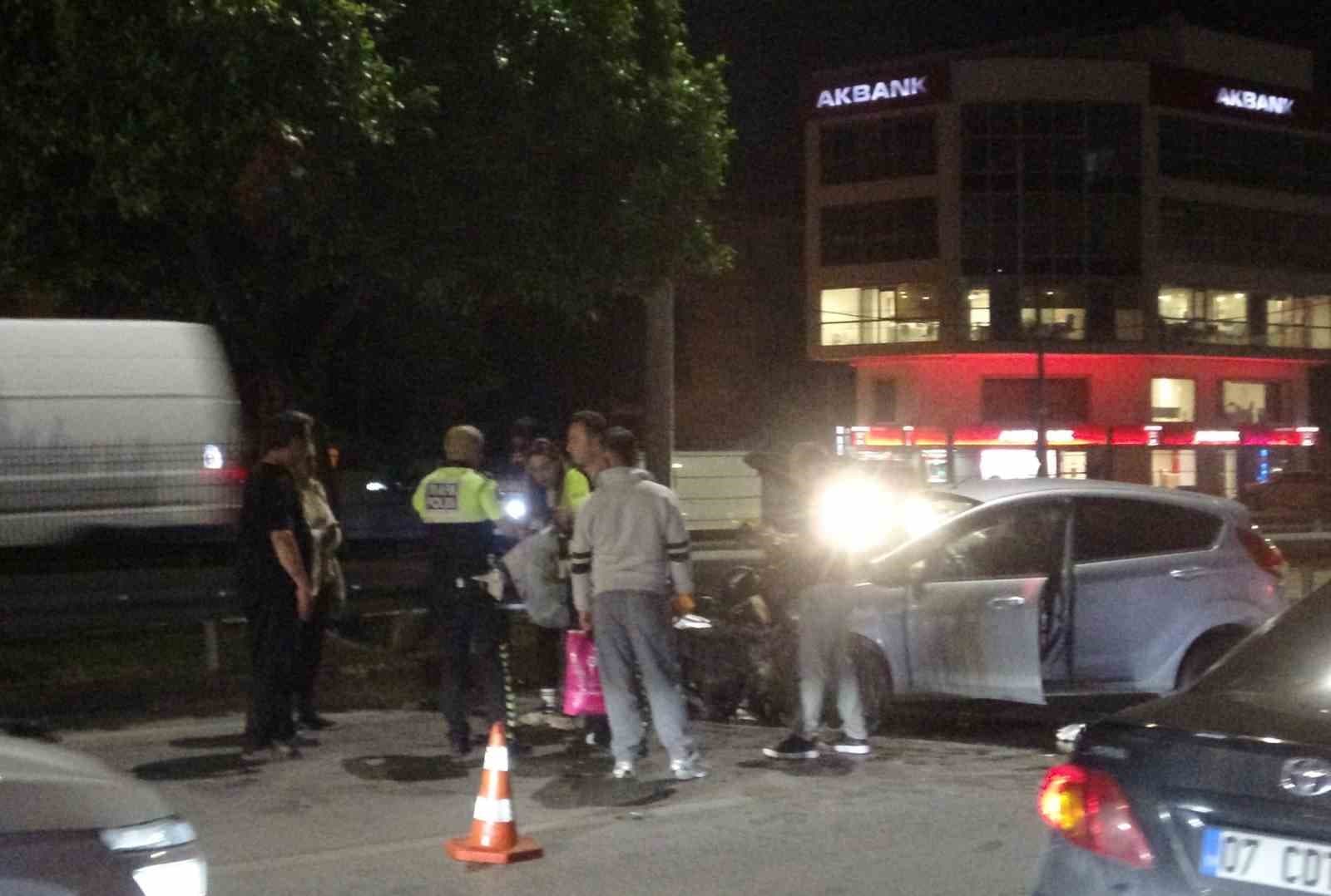 Aracın hurdaya döndüğü kazayı burnu bile kanamadan atlattı