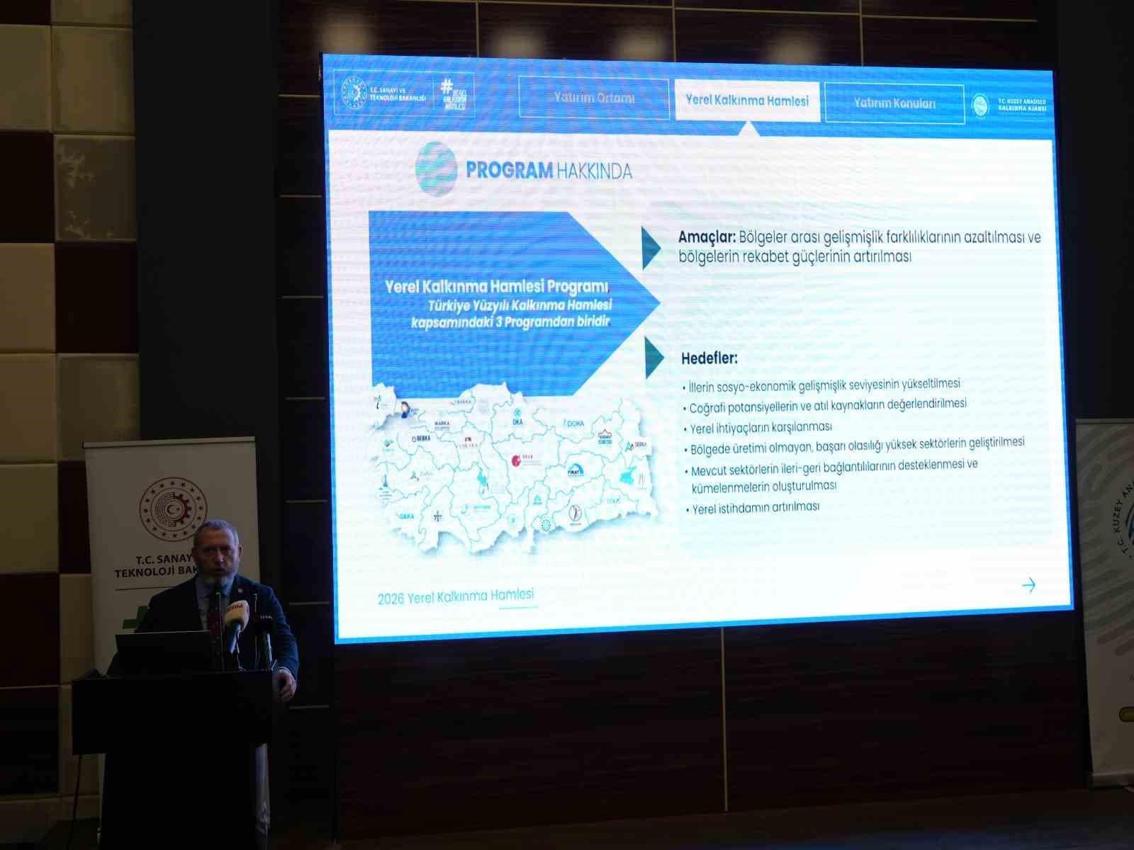 Kastamonu’da Yerel Kalkınma Hamlesi Programı yatırımcılara anlatıldı
