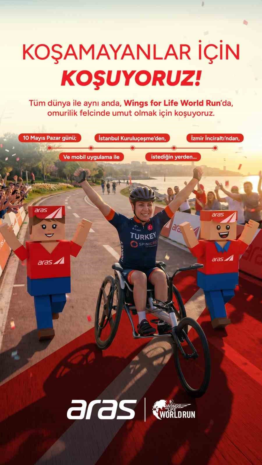 Aras Kargo, Wings for Life World Run’ın taşıma sponsoru oldu