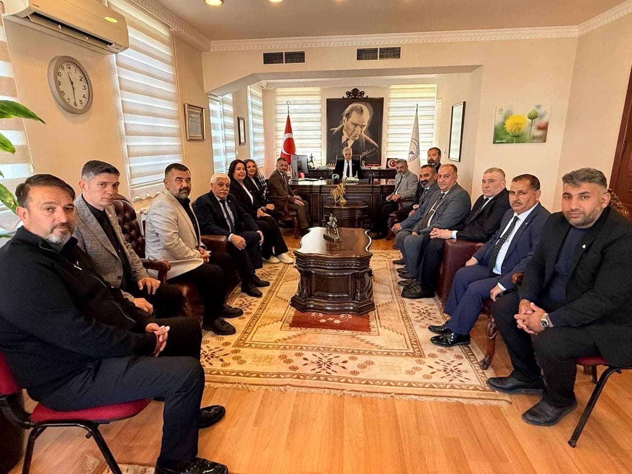 MHP İlçe Başkanı Taşdemir, Kaymakam Keklik ile görüştü