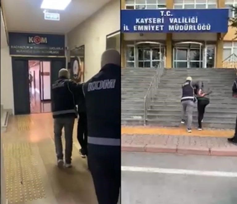 Kayseri’de silah ticareti yapan 2 şahıs yakalandı