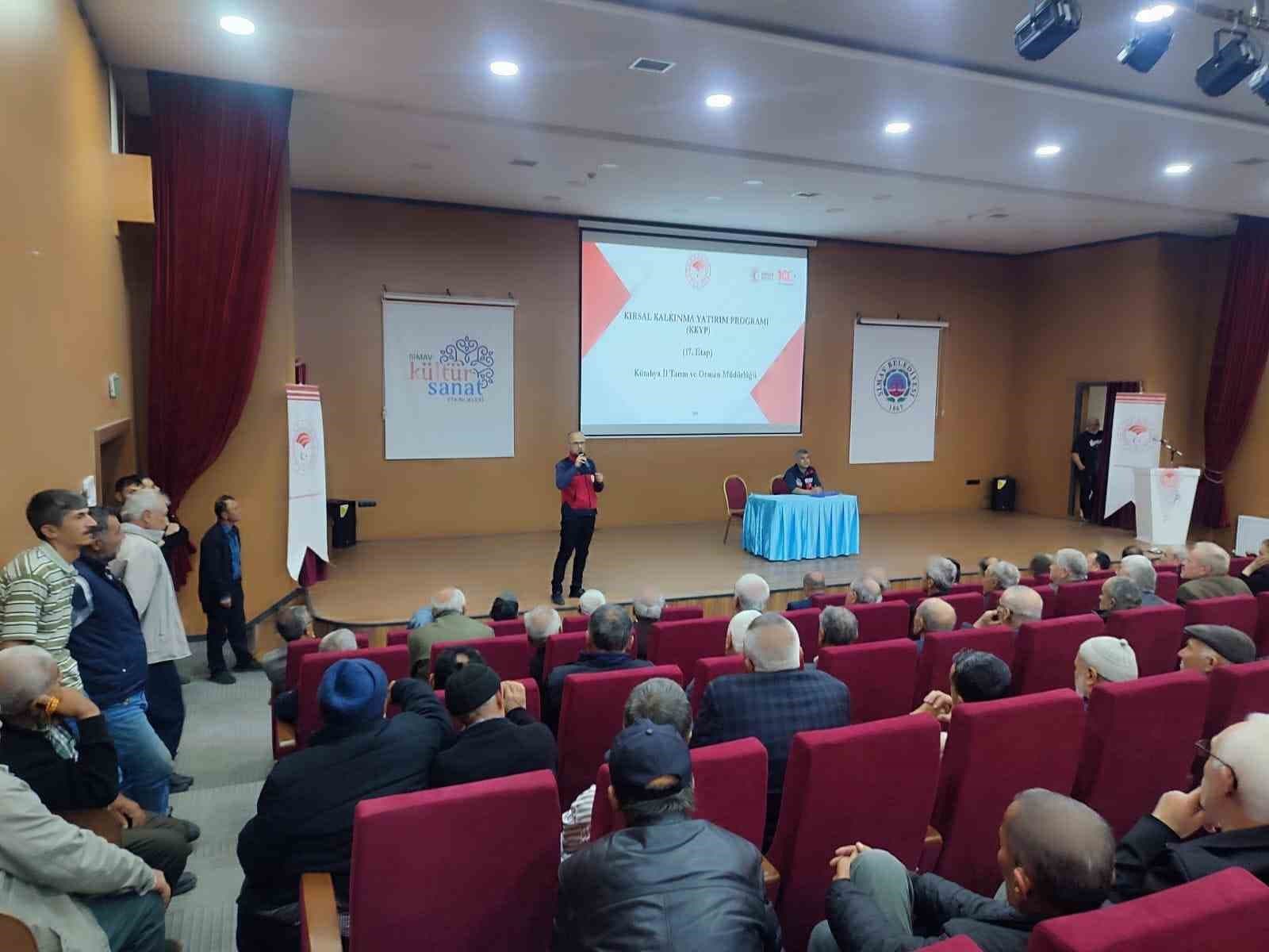 Simav’da KKYDP bilgilendirme toplantısı düzenlendi