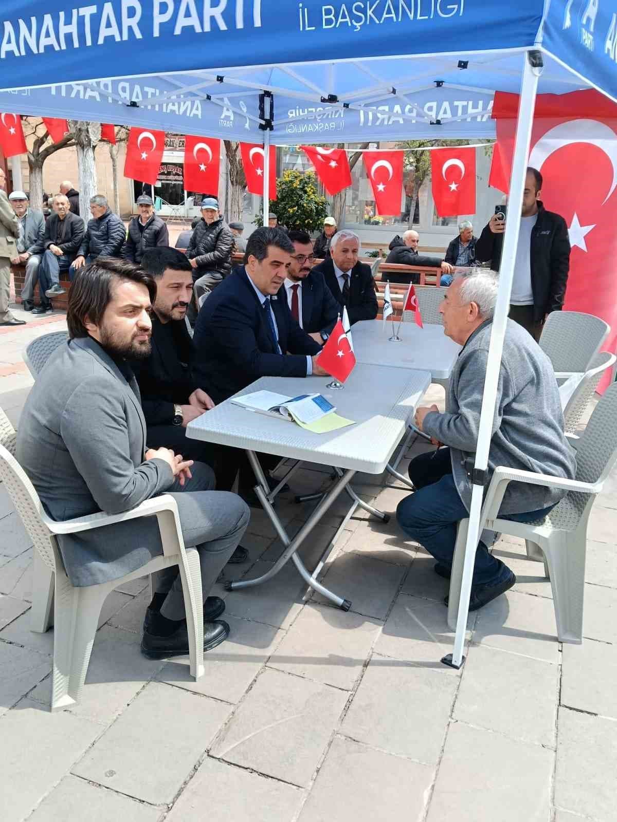 Anahtar Parti, ilçe temaslarıyla siyasi yol haritası çiziyor