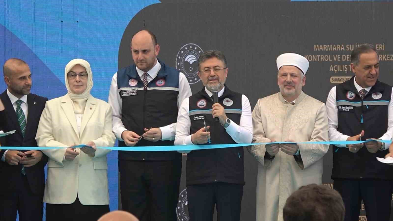 Bakan Yumaklı, Marmara Su Ürünleri Denetim ve Kontrol Merkezi’ni açtı