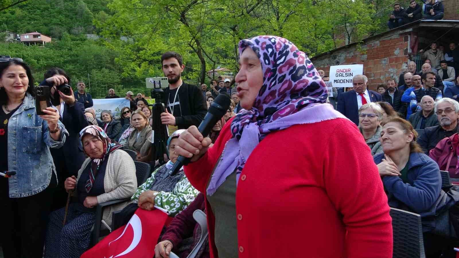 Yöre halkı maden kirliliğine karşı ses yükseltti