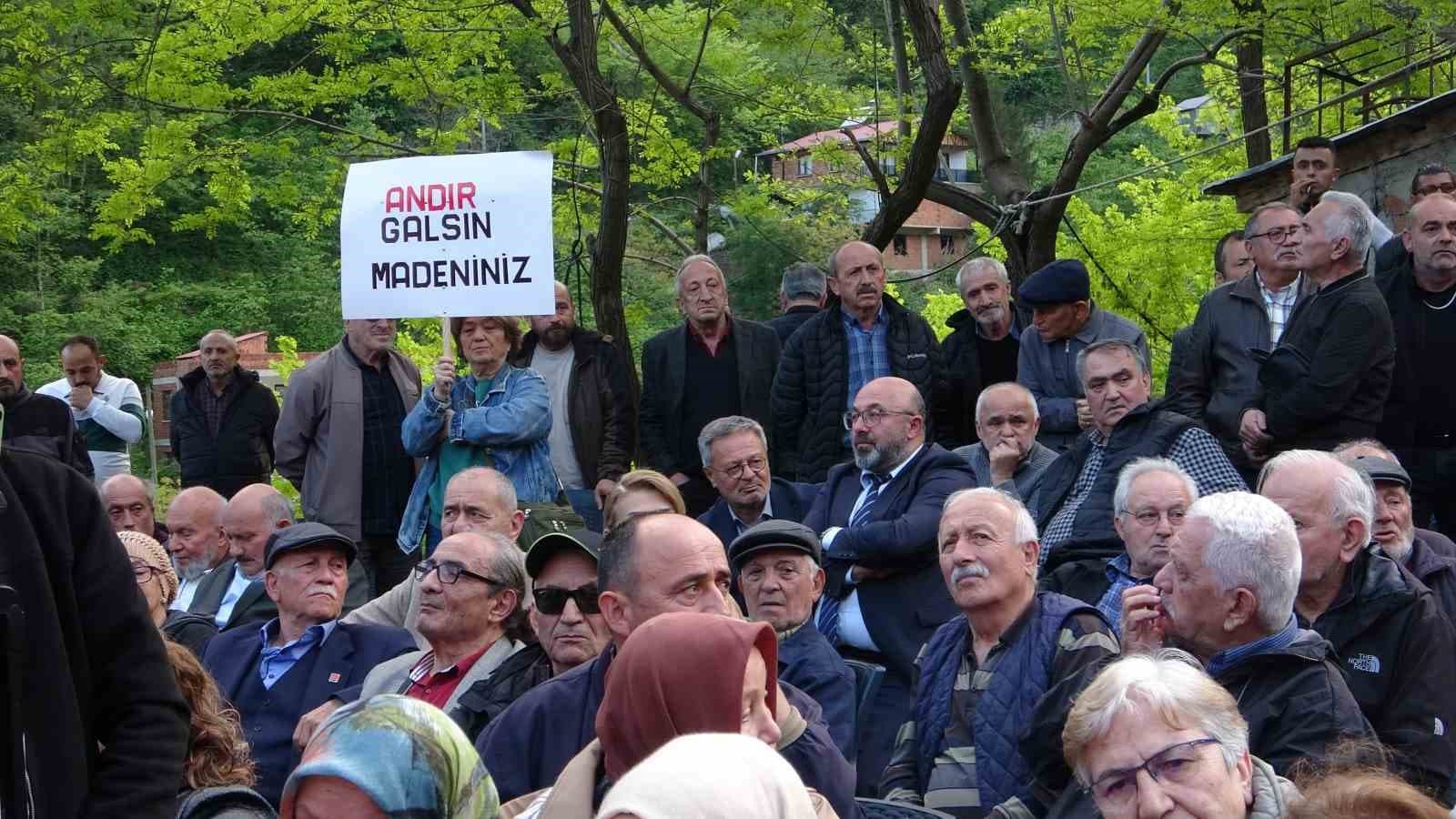 Yöre halkı maden kirliliğine karşı ses yükseltti