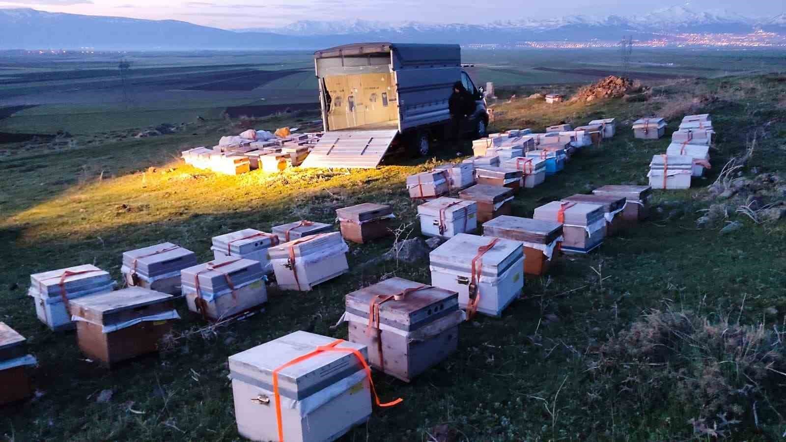 Karadeniz’in gezgin arıcıları yeni sezon için Doğu Anadolu’nun dağlarını mesken tuttu