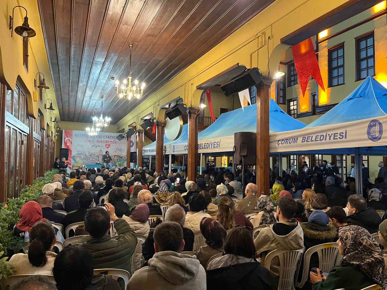 Çorum Belediyesi’nin "Han Sohbetleri"nde bilim dolu akşam