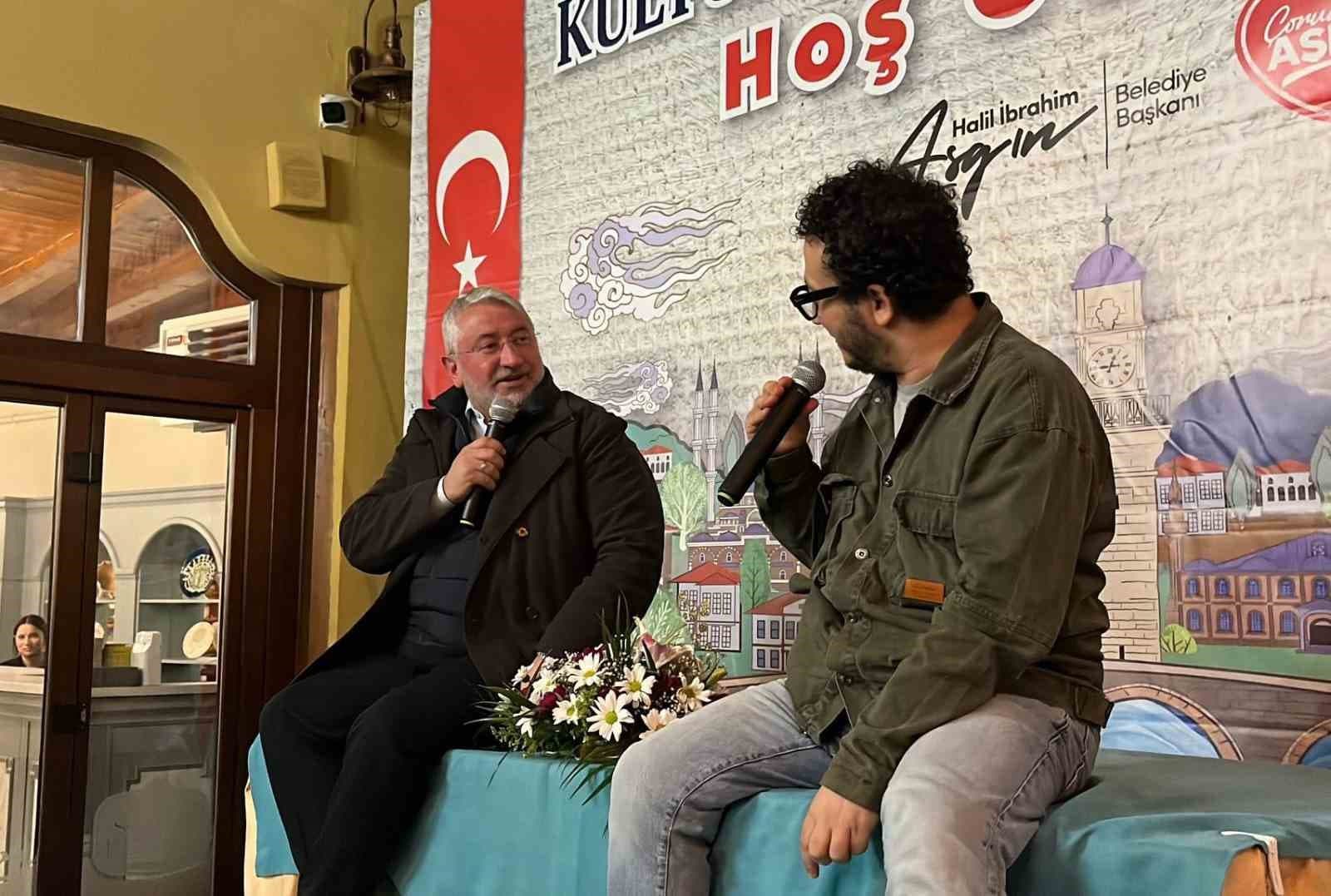 Çorum Belediyesi’nin "Han Sohbetleri"nde bilim dolu akşam