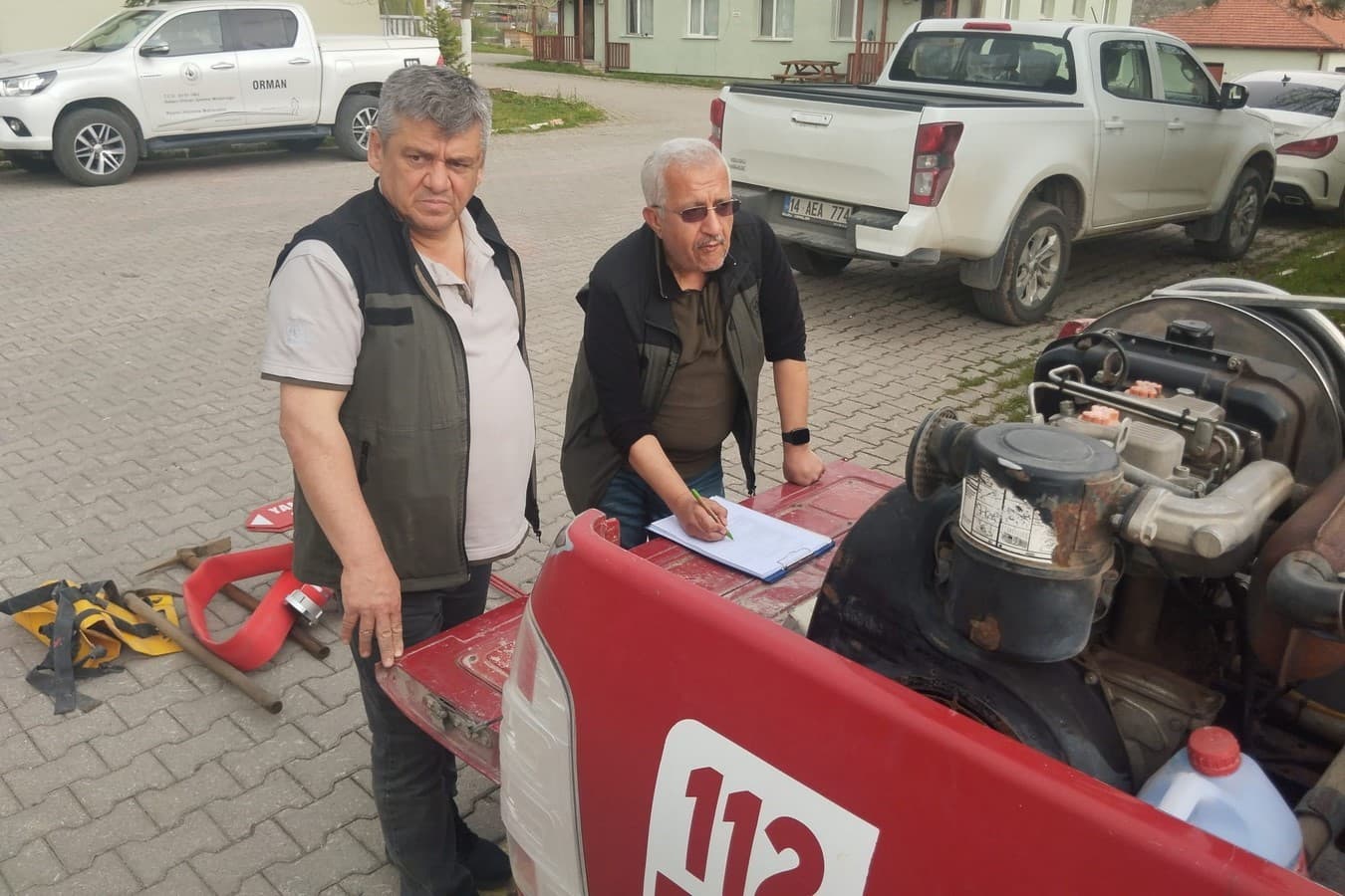 Bolu’da yangın söndürme araçları zorlu sezon öncesi denetimden geçti