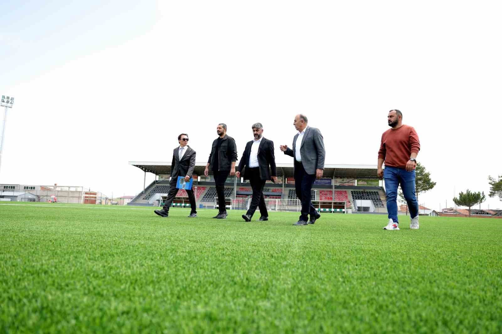 Başkan Arslan:"Sporcularımızın modern bir alanda ter dökecek olması bizler için gurur verici"
